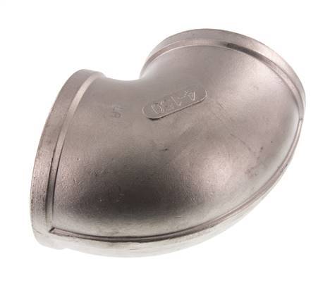 Raccord coudé 90° Rp 4'' en acier inoxydable 16 Bar