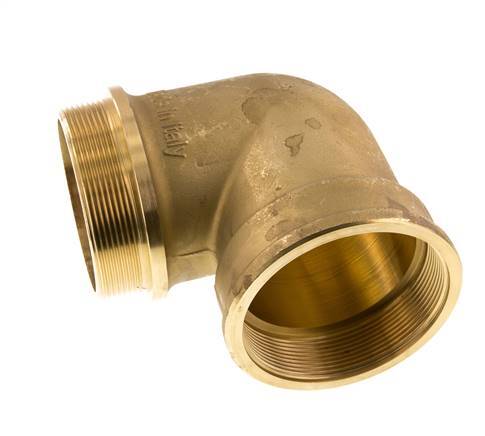 Raccord coudé 90° en laiton G 3'' x G 3'' F/M 16 Bar