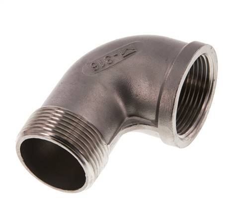 1 1/4'' NPT x 1 1/4'' NPT F/M Stainless steel 90 deg Elbow Fitting 16 Bar