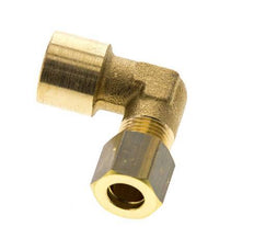 Raccord à compression coudé 90° en laiton G 1/4'' x 8mm 135 Bar DIN EN 1254-2