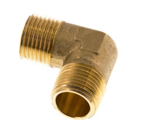 R 1/2'' Male Brass 90 deg Elbow Fitting 16 Bar