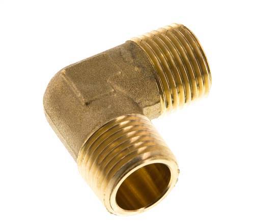 R 1/2'' Male Brass 90 deg Elbow Fitting 16 Bar