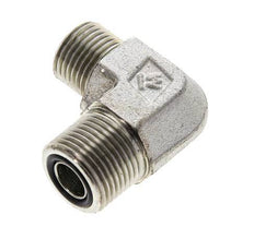 Raccord coudé 90° en acier zingué UN 13/16''-16 x UN 11/16''-16 mâle ORFS 630 Bar - Hydraulique
