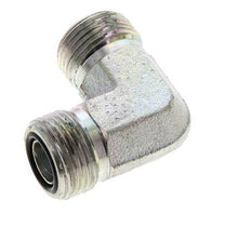Raccord coudé 90° en acier zingué UN 13/16''-16 mâle ORFS 630 Bar - Hydraulique