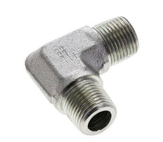 Raccord coudé 90° en acier zingué 3/8'' NPT mâle 250 Bar - Hydraulique