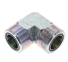 Raccord coudé 90° en acier zingué UN 1-11/16''-12 mâle ORFS 250 Bar - Hydraulique