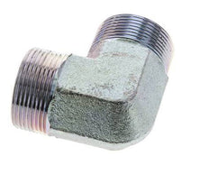 Raccord coudé 90° en acier zingué UN 1-11/16''-12 mâle ORFS 250 Bar - Hydraulique