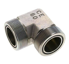 Raccord coudé 90° en acier zingué UN 2''-12 mâle ORFS 250 Bar - Hydraulique