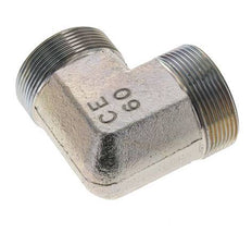 Raccord coudé 90° en acier zingué UN 2''-12 mâle ORFS 250 Bar - Hydraulique