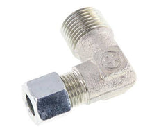 Raccord coudé 90° R 1/2'' mâle x 10L en acier zingué 315 Bar DIN 2353