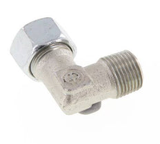 R 1/2'' Male x 15L Zinc plated Steel 90 deg Elbow Fitting 315 Bar DIN 2353