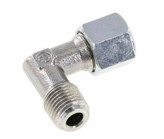 Raccord coudé 90° R 1/4'' mâle x 8L en acier zingué 315 Bar DIN 2353