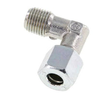 Raccord coudé 90° R 1/4'' mâle x 8L en acier zingué 315 Bar DIN 2353