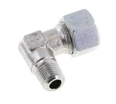 Raccord coudé 90° R 1/4'' mâle x 12L en acier zingué 315 Bar DIN 2353