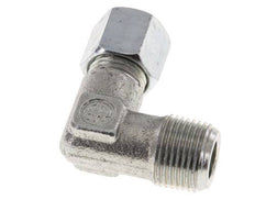 R 3/8'' Male x 8L Zinc plated Steel 90 deg Elbow Fitting 315 Bar DIN 2353