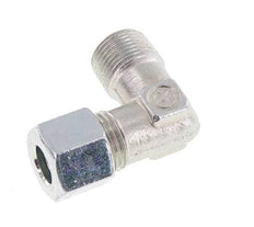 R 3/8'' Mâle x 10L Acier zingué Raccord coudé à 90 degrés 315 Bar DIN 2353