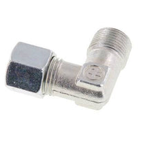 R 3/8'' Mâle x 10L Acier zingué Raccord coudé à 90 degrés 315 Bar DIN 2353