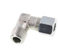 R 3/8'' Mâle x 10L Acier zingué Raccord coudé à 90 degrés 315 Bar DIN 2353