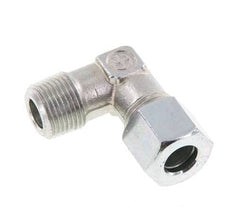 R 3/8'' Mâle x 10L Acier zingué Raccord coudé à 90 degrés 315 Bar DIN 2353