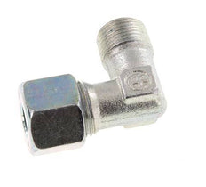 R 3/8'' Mâle x 10S Acier zingué Raccord coudé à 90 degrés 630 Bar DIN 2353