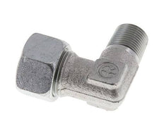 Raccord coudé 90° R 3/8'' mâle x 15L acier zingué 315 Bar DIN 2353