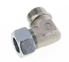 G 1 1/4'' Male x 30S Acier zingué Raccord coudé 90° 400 Bar DIN 2353