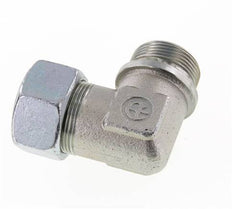 G 1 1/4'' Male x 30S Acier zingué Raccord coudé 90° 400 Bar DIN 2353