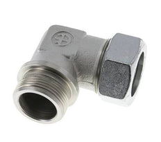 G 1 1/4'' Male x 35L Acier zingué Raccord coudé 90° 160 Bar DIN 2353