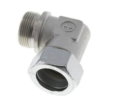 G 1 1/4'' Male x 35L Acier zingué Raccord coudé 90° 160 Bar DIN 2353