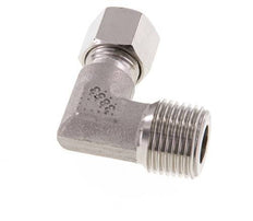 R 1/2'' mâle x 10L Raccord coudé 90° en acier inoxydable 315 Bar DIN 2353