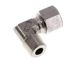 R 1/2'' mâle x 14S Raccord coudé 90° en acier inoxydable 630 Bar DIN 2353