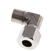 R 1/2'' mâle x 14S Raccord coudé 90° en acier inoxydable 630 Bar DIN 2353