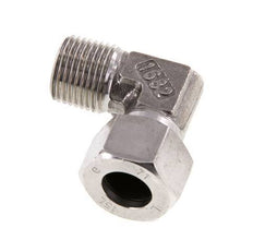 R 1/2'' mâle x 15L Raccord coudé 90° en acier inoxydable 315 Bar DIN 2353
