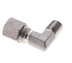 1/4'' NPT Male x 8S Stainless steel 90 deg Elbow Cutting ring 630 Bar DIN 2353