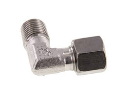 R 1/4'' mâle x 8L Raccord coudé 90° en acier inoxydable 315 Bar DIN 2353