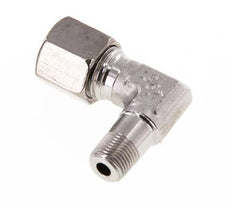 R 1/8'' Male x 8L Raccord coudé 90 deg en acier inoxydable 315 Bar DIN 2353