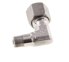 R 1/8'' Male x 8L Raccord coudé 90 deg en acier inoxydable 315 Bar DIN 2353