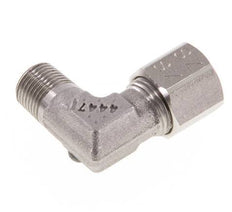 R 1/8'' Male x 8LL Stainless steel 90 deg Elbow Fitting 100 Bar DIN 2353