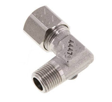 R 1/8'' mâle x 8LL Raccord coudé 90° en acier inoxydable 100 Bar DIN 2353