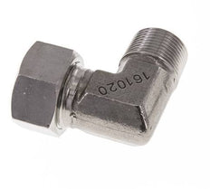 G 3/4'' Male x 22L Raccord coudé 90° en acier inoxydable 160 Bar DIN 2353