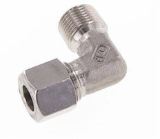 R 3/8'' Male x 10L Raccord coudé 90 deg en acier inoxydable 315 Bar DIN 2353