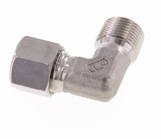 R 3/8'' Male x 10L Raccord coudé 90 deg en acier inoxydable 315 Bar DIN 2353