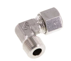 R 3/8'' Male x 10L Raccord coudé 90 deg en acier inoxydable 315 Bar DIN 2353