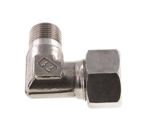 R 3/8'' mâle x 15L Raccord coudé 90° en acier inoxydable 315 Bar DIN 2353