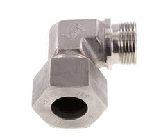 G 1'' Male x 25S Raccord coudé 90° en acier inoxydable 400 Bar DIN 2353