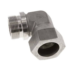 G 1 1/4'' Male x 35L Raccord coudé 90° en acier inoxydable 160 Bar DIN 2353