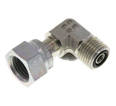 UNF 9/16''-18 x UNF 9/16''-18 M/F Acier zingué Raccord coudé 90 degrés ORFS 630 Bar - Hydraulique
