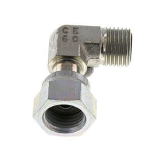 UNF 9/16''-18 x UNF 9/16''-18 M/F Acier zingué Raccord coudé 90 degrés ORFS 630 Bar - Hydraulique