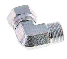 Raccord coudé 90° G 3/4'' M/F en acier zingué 175 Bar - Hydraulique