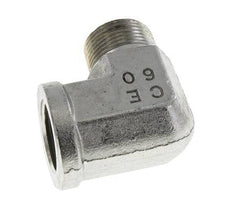 Raccord coudé 90° 3/4'' NPT x 3/4'' NPT M/F en acier zingué 170 Bar - Hydraulique